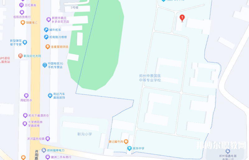 鄭州仲景國(guó)醫(yī)中等專業(yè)學(xué)校地址，乘車路線