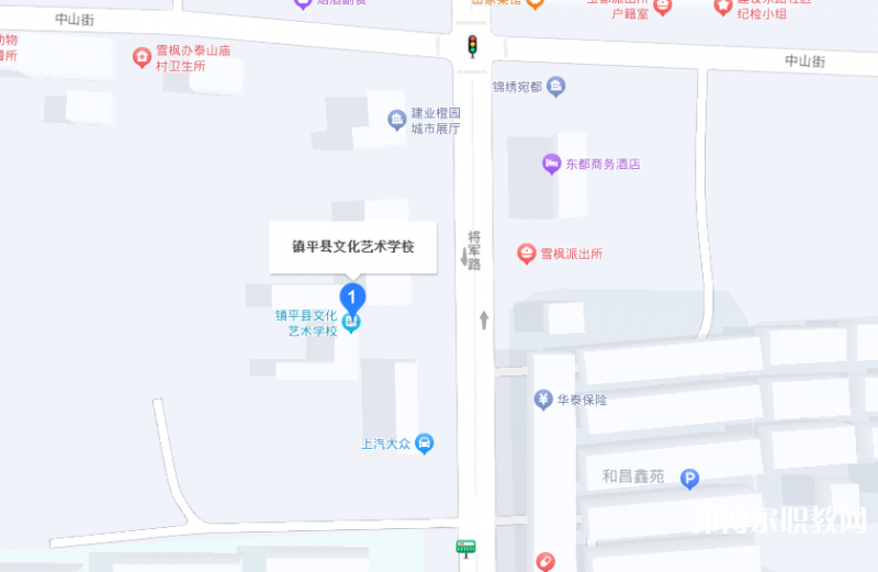 鎮(zhèn)平縣文化藝術(shù)學(xué)校地址，乘車路線