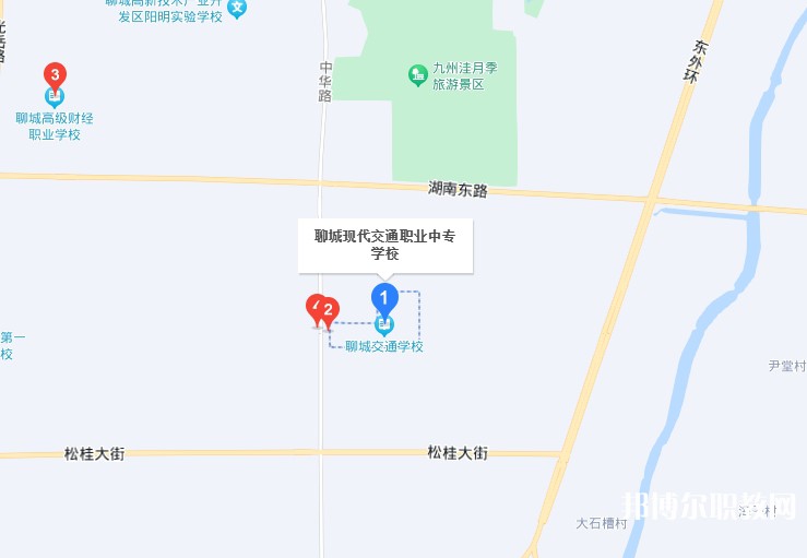 聊城現(xiàn)代交通職業(yè)中等專業(yè)學(xué)校地址，乘車路線
