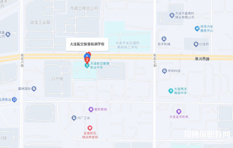 大連航空管理中等職業(yè)技術學校地址，乘車路線