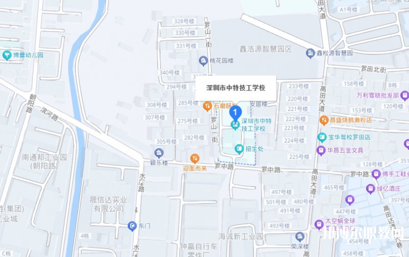深圳市中特技工學(xué)校地址，乘車路線
