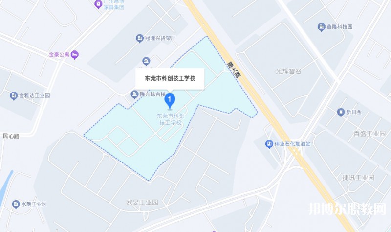 東莞市科創(chuàng)技工學(xué)校地址，乘車路線