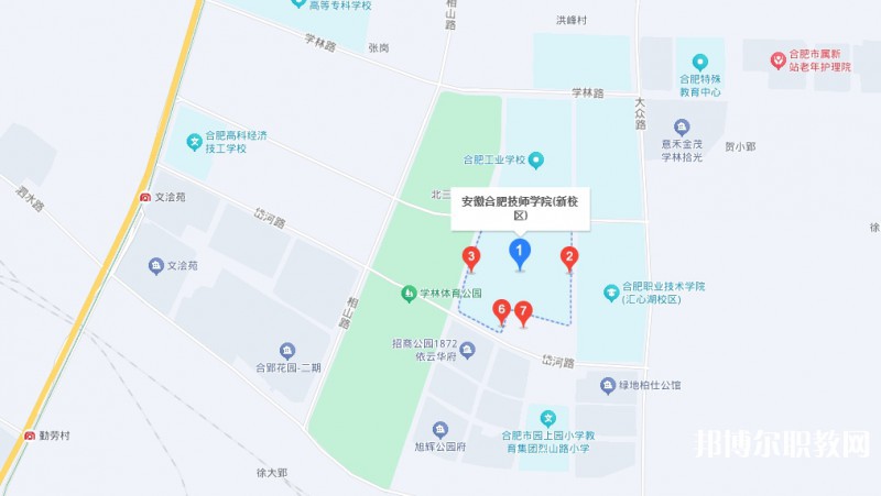 合肥技師學院地址，乘車路線